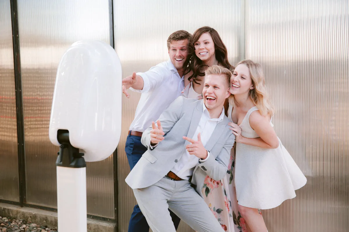 QuickSnap Events team capturing guests at a Houston event